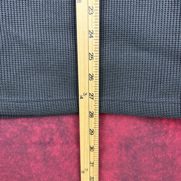 SPYDER MEN'S OUTBOUND 1/4 ZIP PULLOVER, GRAY, BLACK, BLUE ZIPPER, LOGO, SIZE L - Picture 9 of 12